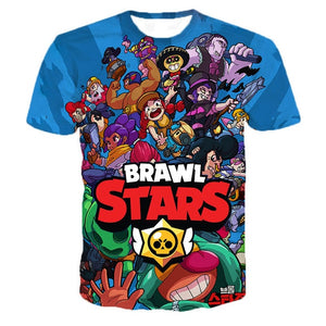 Brawl Stars 3D Printed T Shirt
