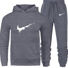 Load image into Gallery viewer, Men Sportswear Sets Fleece Thick Hoodie+Pants