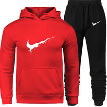 Load image into Gallery viewer, Men Sportswear Sets Fleece Thick Hoodie+Pants