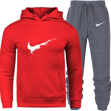 Load image into Gallery viewer, Men Sportswear Sets Fleece Thick Hoodie+Pants