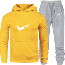 Load image into Gallery viewer, Men Sportswear Sets Fleece Thick Hoodie+Pants
