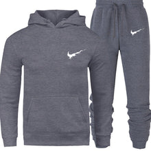Load image into Gallery viewer, Men Sportswear Sets Fleece Thick Hoodie+Pants
