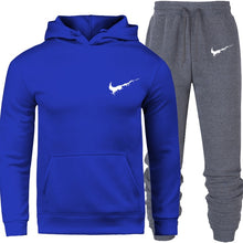 Load image into Gallery viewer, Men Sportswear Sets Fleece Thick Hoodie+Pants