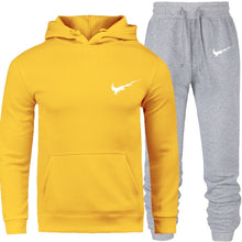 Load image into Gallery viewer, Men Sportswear Sets Fleece Thick Hoodie+Pants