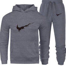 Load image into Gallery viewer, Men Sportswear Sets Fleece Thick Hoodie+Pants
