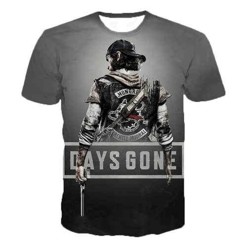 Days Gone 3D Printed T Shirt